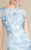 MNM Couture - 9925 Lace Illusion Jewel Mermaid Dress in Blue