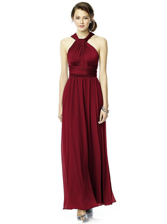 LUXTWIST2 Dress in Claret