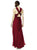 LUXTWIST2 Dress in Claret