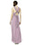 LUXTWIST2 Dress In Suede Rose