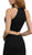 Poly USA - 8126 Two Piece Halter Jersey Trumpet Dress in Black