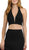 Poly USA - 8128 Two Piece Deep Halter V-neck Jersey Trumpet Dress