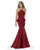 Morrell Maxie - Strapless Asymmetric Mermaid Dress 15635 - 1 pc Black in Size 14 Available