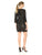 Aidan Mattox - MD1E201068 Jewel Neck Lace Cocktail Dress in Black
