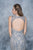Nina Canacci - 8143 Sleeveless Diamonds Illusion Evening Dress In Neutral and Silver