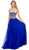 Nox Anabel - 8153 Strapless Bejeweled Bodice Long Evening Dress