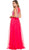 Floor Length Lace Bodice Gown