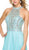 Embellished Halter Neck A-Line Dress