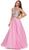 Nox Anabel - 8157 Embellished Halter Neck A-Line Dress