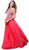 Embellished Halter Neck A-Line Dress