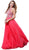 Nox Anabel - 8157 Embellished Halter Neck A-Line Dress