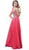Nox Anabel - 8157 Embellished Halter Neck A-Line Dress