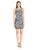 Taylor - Embellished Jewel Cocktail Dress 8751M in Blue and White