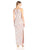 Aidan Mattox - MD1E200451 Halter Neck Piping Column Dress in Pink