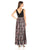 Adrianna Papell - 91929440 Embroidered Floral Mesh Dress in Black and Multi-Color