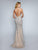 Nina Canacci - 8162 Sleeveless Embellished V-neck Trumpet Dress