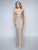 Nina Canacci - 8163 Embellished Plunging V-neck Trumpet Dress