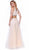 Two Piece Jeweled A-line Dress