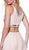 Two Piece Jeweled A-line Dress