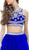 Two Piece Jeweled A-line Dress