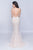 Nina Canacci - 8164 Beaded Lace Sweetheart Trumpet Dress