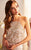 Adrianna Papell - 91907930 Bedazzled Halter Blouson Sheath Dress in Pink