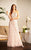 Adrianna Papell - 91907930 Bedazzled Halter Blouson Sheath Dress in Pink