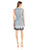 Donna Morgan - D5078M Printed Jewel A-line Dress in Blue, Print