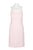 Tahari Asl - 8180M994 Sleeveless Dress with Tulip Lace Sleeve Jacket In Pink