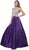 Nox Anabel - 8186 Metallic Embellished Strapless Long Evening Gown