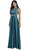 Bedazzled Illusion Jewel A-line Dress