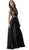 Nox Anabel - 8188 Bedazzled Illusion Jewel A-line Dress