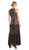 Taylor - 9003M Embroidered Halter Strap A-Line Evening Dress
