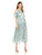 Donna Morgan - D5237M Floral Halter A-line Dress in Green and Multi-Color