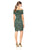 Adrianna Papell - AP1D101379 Off Shoulder Scalloped Lace Dress In Green