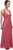 Adrianna Papell - 92868320 Sequin Embellished Halter Neck Gown in Red and Pink