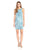 Taylor - Bateau Neck Sheath Dress 8831M in Blue
