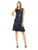 Adrianna Papell - AP1E203077 Embroidered Fitted Trumpet Cocktail Dress In Blue
