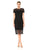 London Times - L2301M Lace Jewel Column Dress in Black