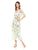 Nanette Nanette Lepo - NM8S19JA1 Printed V-neck Sheath Dress In White and Multi-Color