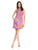 Taylor - 5395M Keyhole Floral Sheath Dress in Orchid Orange