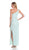 Adrianna Papell - 231M29120 Brooch Accented Lace Gown In Green