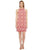 London Times - T2935M Ruffled Halter Sheath Dress in Pink
