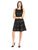 Taylor - 53157M Sleeveless Bateau A-Line Cocktail Dress in Black
