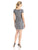Adrianna Papell - Embellished Blouson Dress 41910450 in Gray