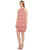 London Times - T2935M Ruffled Halter Sheath Dress in Pink