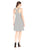 Adrianna Papell - 12255150 Sleeveless Striped Ottoman Knit Sundress In White and Black