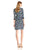 Taylor - Printed Jewel Neck Dress 5250M in Black and Green