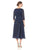Alex Evenings - 1121004 Quarter Length Sleeve A Line Dress in Blue