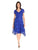 Sangria - DXGUBEB Lace V-neck A-line Dress in Blue